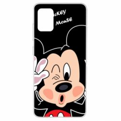 Чехол для Samsung A51 Mickey Kiss - PrintSalon