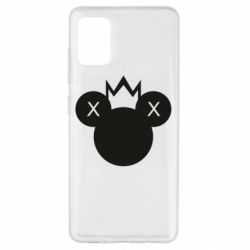 Чехол для Samsung A51 Mickey with a crown - PrintSalon