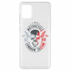 Чехол для Samsung A51 Moto skull - PrintSalon