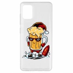 Чехол для Samsung A51 New Year's beer - PrintSalon