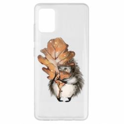 Чехол для Samsung A51 Осенний ежик - PrintSalon
