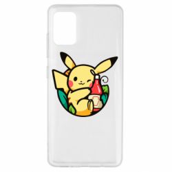 Чехол для Samsung A51 Pikachu with ketchup - PrintSalon