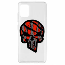 Чехол для Samsung A51 Punisher Coat of arms of Ukraine