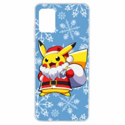Чохол для Samsung A51 Santa Claus Pikachu - PrintSalon