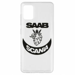 Чехол для Samsung A51 Scania SAAB logo - PrintSalon