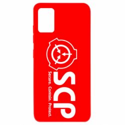Чохол для Samsung A51 SCP logo text - PrintSalon