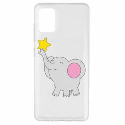 Чехол для Samsung A51 Слон со звездочкой - PrintSalon