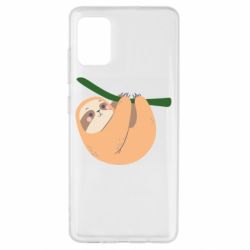 Чехол для Samsung A51 Sloth on a branch - PrintSalon