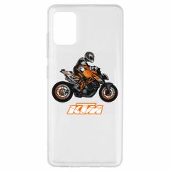 Чехол для Samsung A51 Sport Bike Art - PrintSalon