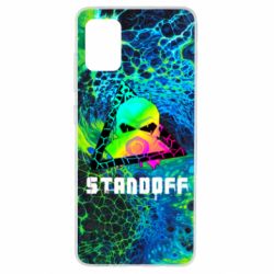 Чехол для Samsung A51 Standoff art skull - PrintSalon