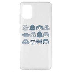 Чехол для Samsung A51 Star wars icons - PrintSalon