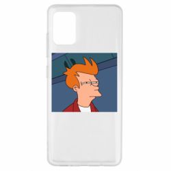 Чехол для Samsung A51 Suspicious Fry - PrintSalon