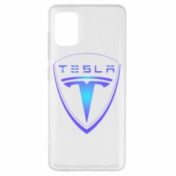 Чехол для Samsung A51 Tesla logo gradient - PrintSalon