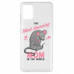 Чехол для Samsung A51 The Most amazing mom in the world-PrintSalon Чехол для Samsung A51 The Most amazing mom in the world