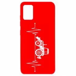 Чехол для Samsung A51 Трактор импульс - PrintSalon