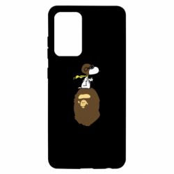 Чехол для Samsung A52 5G A bathing ape peanuts - PrintSalon