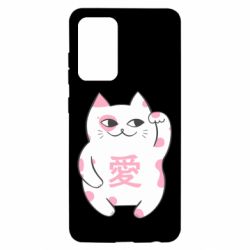 Чехол для Samsung A52 5G Cat and hieroglyphs - PrintSalon