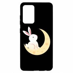 Чехол для Samsung A52 5G Cute rabbit on the moon - PrintSalon