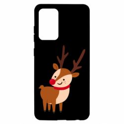 Чехол для Samsung A52 5G Deer with red nose - PrintSalon