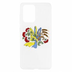 Чохол для Samsung A52 5G Герб колоски і калина - PrintSalon