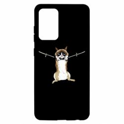 Чехол для Samsung A52 5G Grumpy Cat On The Rope - PrintSalon