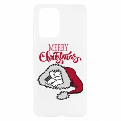 Чехол для Samsung A52 5G Кот саймона рождество - PrintSalon