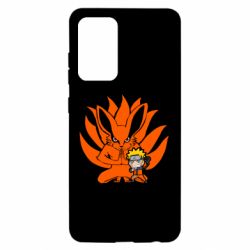 Чехол для Samsung A52 5G Kurama And Naruto - PrintSalon