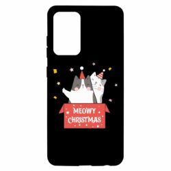 Чехол для Samsung A52 5G Meowy Christmas ( present box ) - PrintSalon