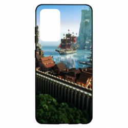 Чехол для Samsung A52 5G Minecraft beautiful town - PrintSalon