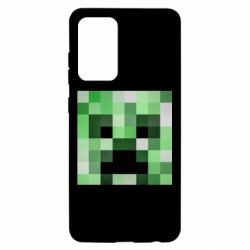 Чехол для Samsung A52 5G Minecraft minimalist Creeper - PrintSalon