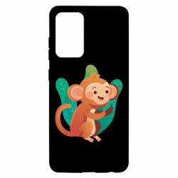 Чехол для Samsung A52 5G Monkey. Fuck You - PrintSalon