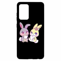 Чехол для Samsung A52 5G Rabbits In Love - PrintSalon