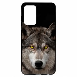 Чохол для Samsung A52 5G Wolf with yellow eyes - PrintSalon