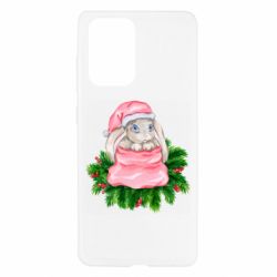 Чехол для Samsung A52 5G Заяц Новогодний - PrintSalon