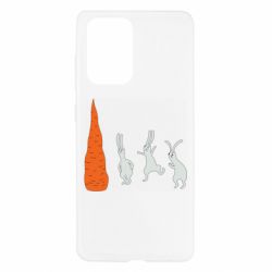 Чехол для Samsung A52 5G Зайцы возле морковки - PrintSalon