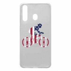 Чехол для Samsung A60 American cyclist - PrintSalon