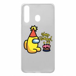 Чохол для Samsung A60 Among Us Happy Birthday - PrintSalon