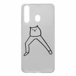 Чехол для Samsung A60 Cat in pants - PrintSalon
