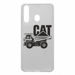 Чехол для Samsung A60 CAT logo and truck - PrintSalon