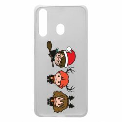 Чохол для Samsung A60 Гаррі Поттер та друзі новорічні - PrintSalon