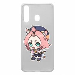 Чехол для Samsung A60 Genshin Impact chibi Diona - PrintSalon