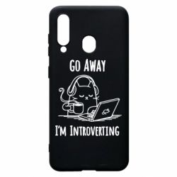 Чехол для Samsung A60 Go away i'm introverting - PrintSalon
