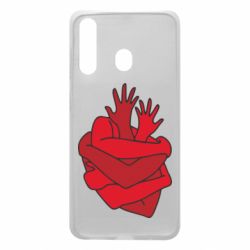 Чехол для Samsung A60 Heart out of hands - PrintSalon