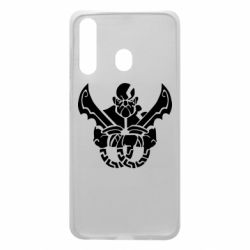 Чехол для Samsung A60 Kratos silhouette - PrintSalon