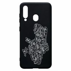 Чехол для Samsung A60 Map Ukraine - PrintSalon