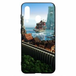 Чехол для Samsung A60 Minecraft beautiful town - PrintSalon