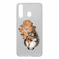 Чехол для Samsung A60 Осенний ежик - PrintSalon