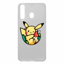 Чехол для Samsung A60 Pikachu with ketchup - PrintSalon