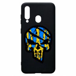Чохол для Samsung A60 Punisher Coat of arms of Ukraine - PrintSalon
