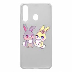 Чехол для Samsung A60 Rabbits In Love - PrintSalon